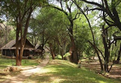 Game Lodge in the Samburu Game Reserve