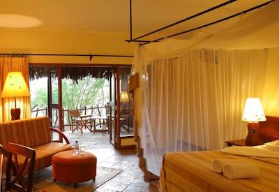 Stunning safari suite at Samburu Game Lodge
