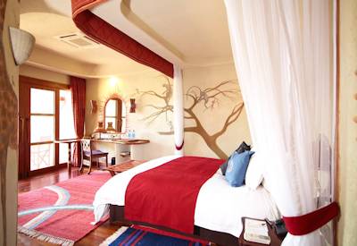 Standard en-suite bedrooms in the Amboseli National Park