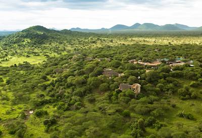 Luxurious ol Donyo Lodge with private plunge pools and rooftop star beds