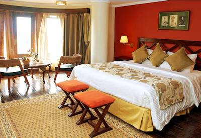 Classic safari rooms overlooking Mt Kenya