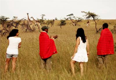 Walking with the Maasai people