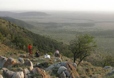 Views out over the Masai Mara National Reserve