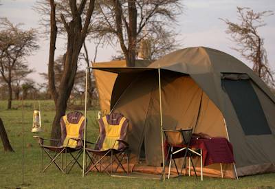 Canvas tents gets one very close up to nature