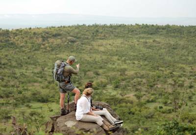 Views out over the Naboisho Conservancy