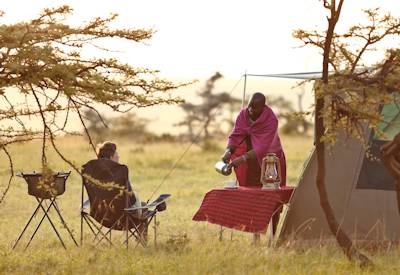 Treated like a king in Africa