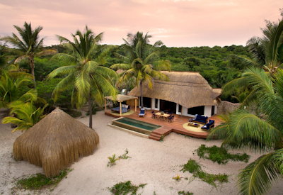 andBeyond Benguerra Lodge beach cabana Bazaruto Archipelago Benguerra Island Mozambique
