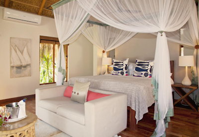 Azura Benguerra Lodge luxury villa private infinity pool beachfront Benguerra Island