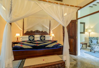 Ibo Island Lodge rooftop terrace dinner under stars Ibo Bay views Quirimbas Mozambique