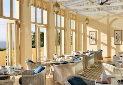 Polana Hotel lobby grand colonial interior quiet elegance Maputo Mozambique