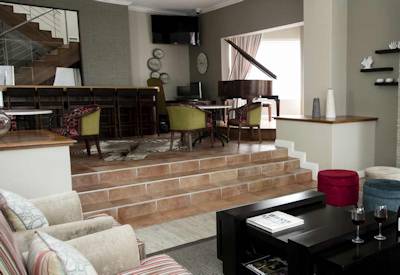Main guesthouse area in Swakopmund, Namibia
