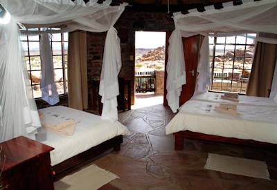 Fish river family friendly lodge with two queen beds