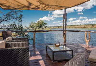 Chobe River viewing deck
