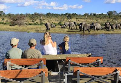 Safari activities abound near the Chobe National Park