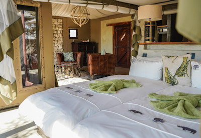 Etosha Oberland suites all have air conditioning