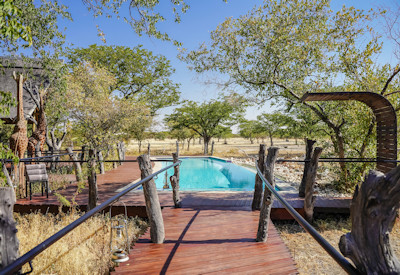 Swimming pool and laundry service are available