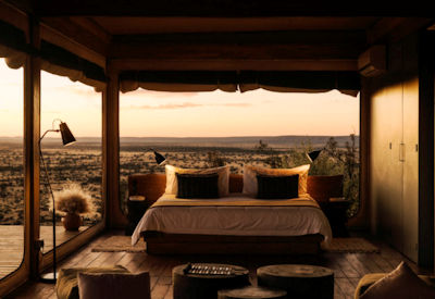 En-suite thatched safari suites