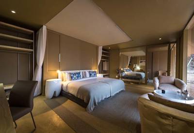 Luxury bedrooms and tented suites