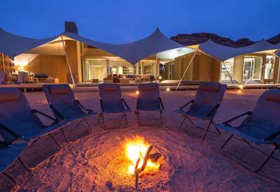 Fire pit area