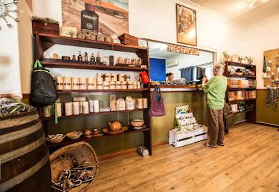Boutique curio shop and laundry service