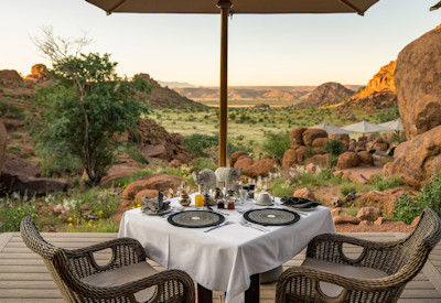 Breathtaking views with a butler service