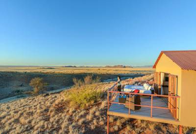High on the Namib dunes