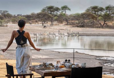Onguma Camp with wooden decks and stunning views