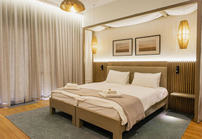 Luxury rooms and standard rooms all within walking distance
