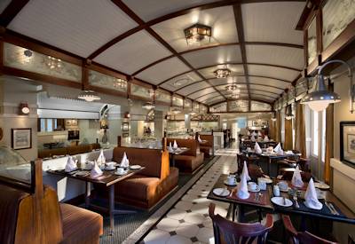 Platform One Restaurant one the old railway station