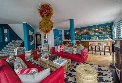 Lounge area and dining room