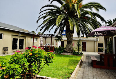 Wi-Fi is available in the manicured courtyard