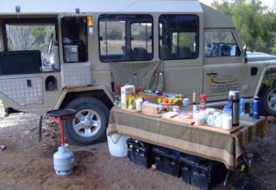 4x4 safari vehicle Kaokoland remote terrain Epupa Ovahimba Safari Namibia camping