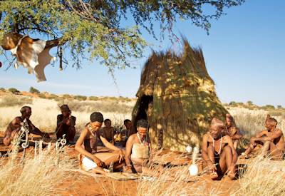 Bagatelle Kalahari Game Lodge red dunes guided game drive flora fauna Experience Namibia