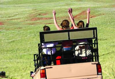 4x4 guided safari shuttle vehicle Windhoek to Sossusvlei Namib Desert Namibia