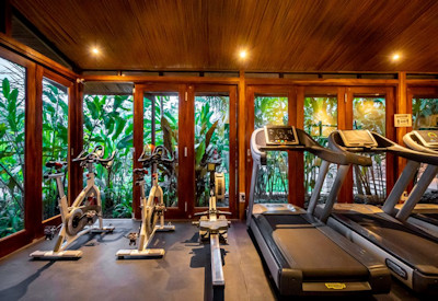 Heaven Boutique Hotel state-of-the-art fitness centre equipment Kigali Rwanda
