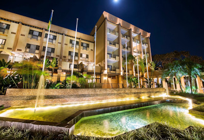Kigali Serena Hotel 5-star fitness centre tropical pool plunge pool Rwanda