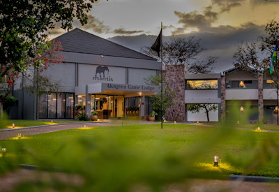 Akagera Game Lodge main guest area lounge bar Akagera National Park Rwanda Mantis