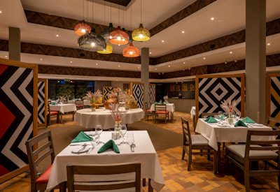 Akagera Game Lodge Inzovu Restaurant organic garden Rwandan cuisine Akagera Rwanda