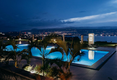 Mantis Kivu Marina Bay Hotel views DRC Democratic Republic Congo Lake Kivu Rwanda