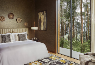 One&Only Gorillas Nest private intimate suite Pyrethrum farmland Virunga volcanoes Rwanda