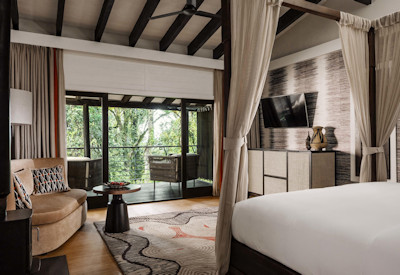 One&Only Nyungwe House luxury suite private deck Nyungwe Forest tea plantation Rwanda