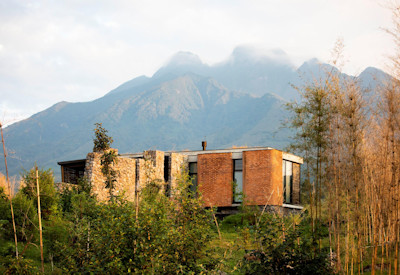 Singita Kwitonda Lodge bordering Volcanoes National Park mountain gorillas Rwanda
