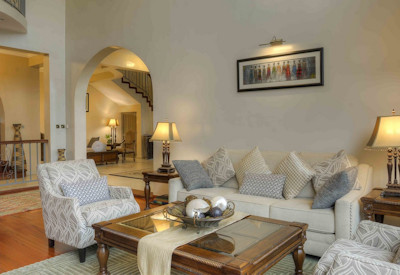 The Bishop's House central guest area WiFi reading room Musanze Rwanda