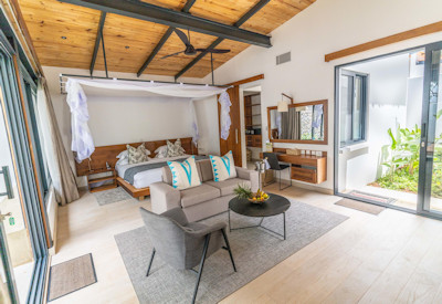The Retreat By Heaven Superior King Suite private patio Rwandan breeze Kigali Rwanda