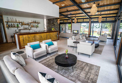 The Retreat By Heaven thatched lounge bar banana beer-making cooking class Rwanda