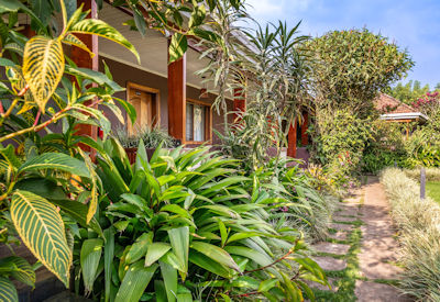 Tiloreza Volcanoes Ecolodge suite private porch garden views Virunga volcanoes Volcanoes National Park Rwanda