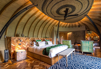 Wilderness Bisate Lodge luxury forest villa Parc National des Volcans Primate Encounters