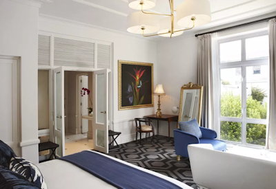 Luxury linen and luxury toiletries