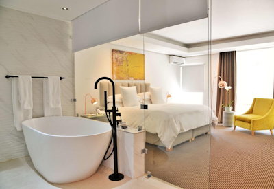 large and luxurious en-suite bathrooms