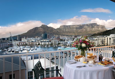 Dining at this popular boutique hotel